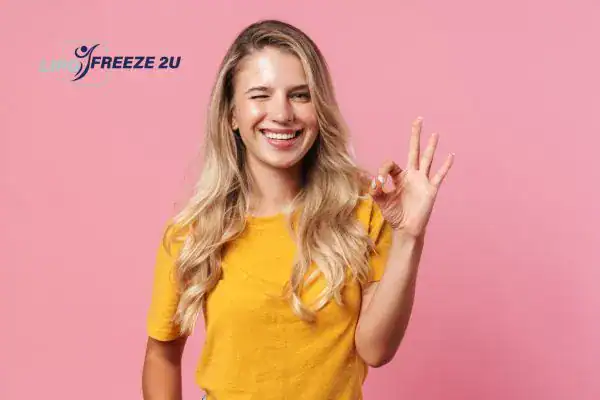 Picture of happy woman after HIFU vaginal tightening Durham