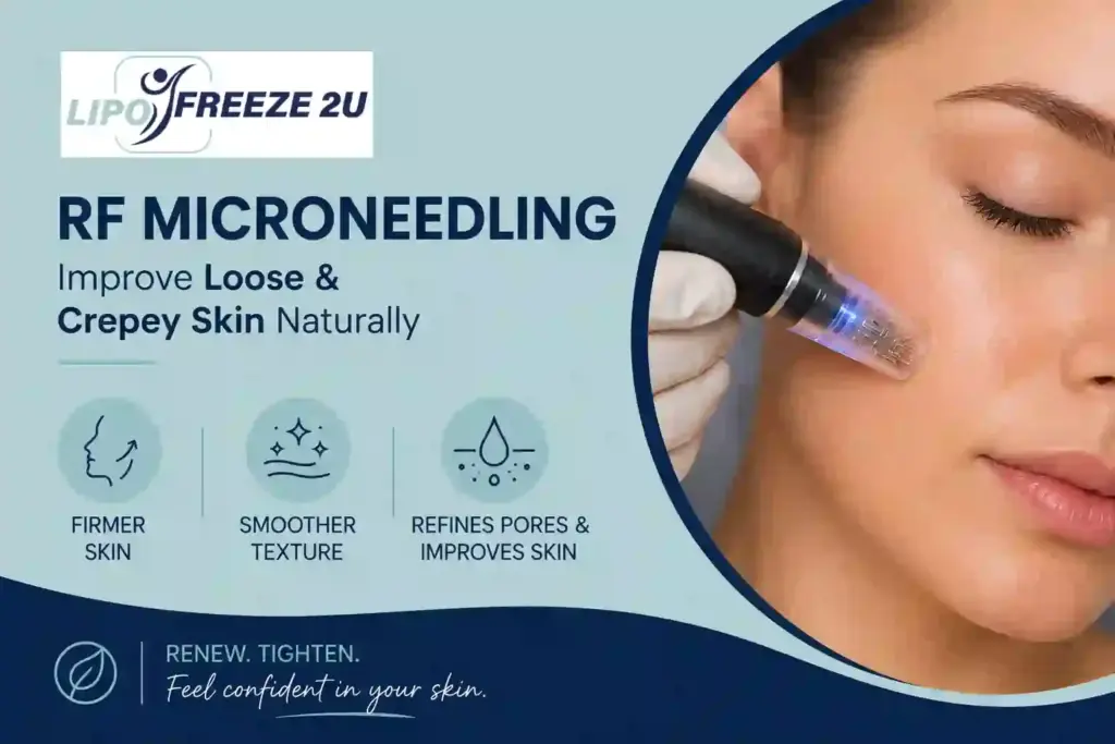 Can RF Microneedling Help Improve Loose and Crepey Skin Durham?